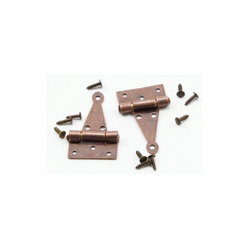 T-Hinges w nails Oil Rubbed Bronze 4 pk