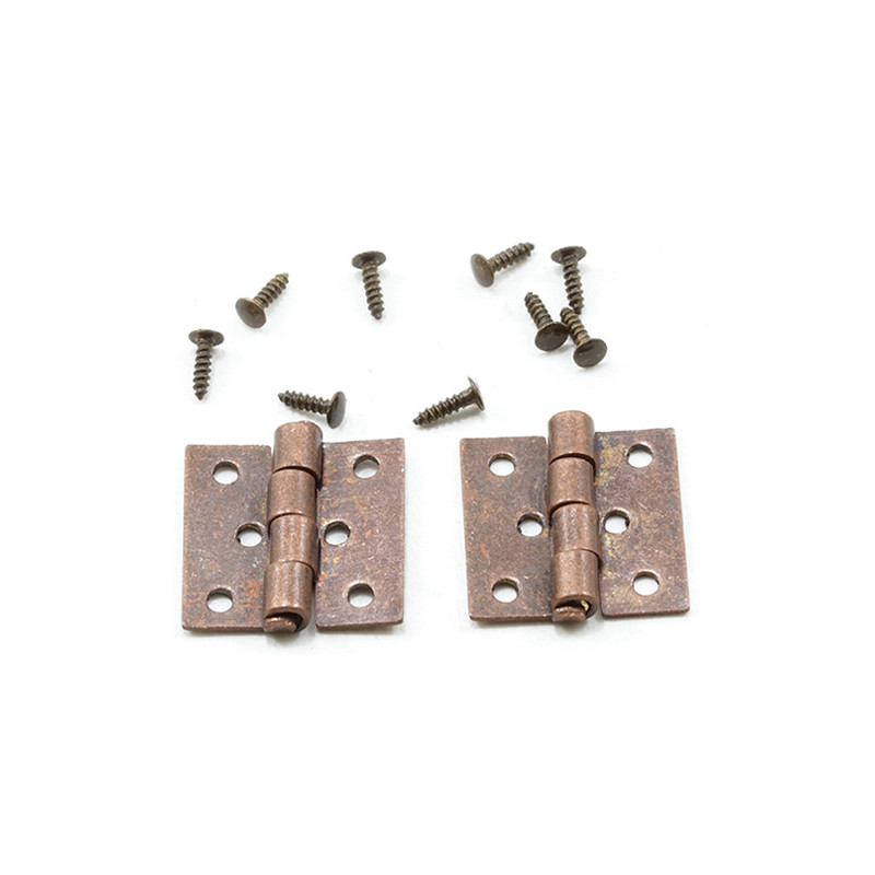 Butt Hinges W Nails 4 Pk Oil Rubbed Bronze