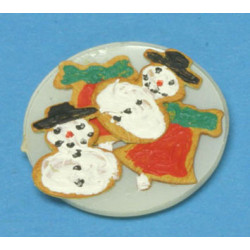 Christmas Cookies On Plate