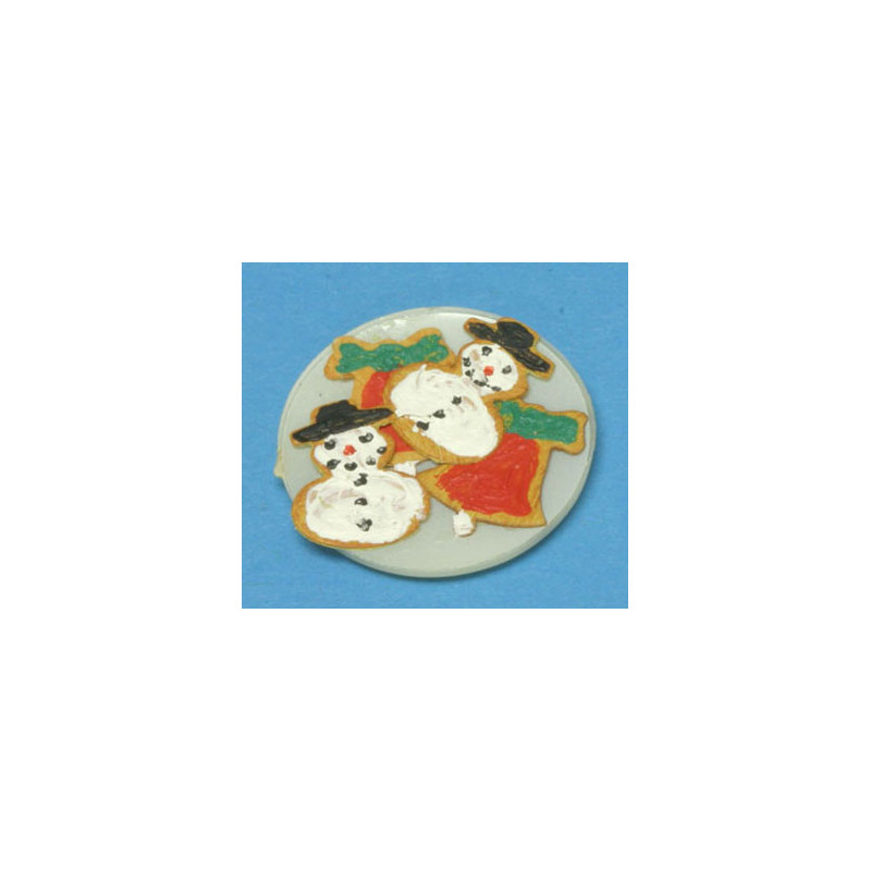 Christmas Cookies On Plate