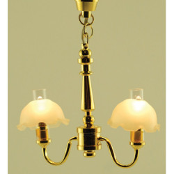 Chandelier- 2-Lt Fluted
