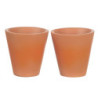 Resin Large Clay Pot /2Pc