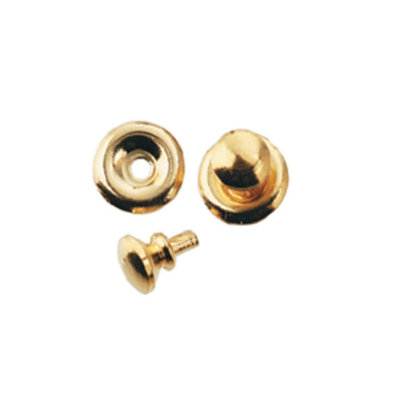 Trad Rd Knob W/Back Pl 6Pc