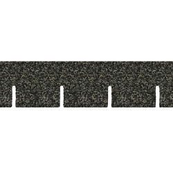 Salt & Pepper Square Asphalt Shingles, 177 Sq In