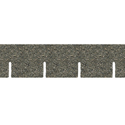Grayblend Square Asphalt Shingles, 177 Square Inch