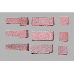 RED BLEND BRICK CORNER, 125 PCS