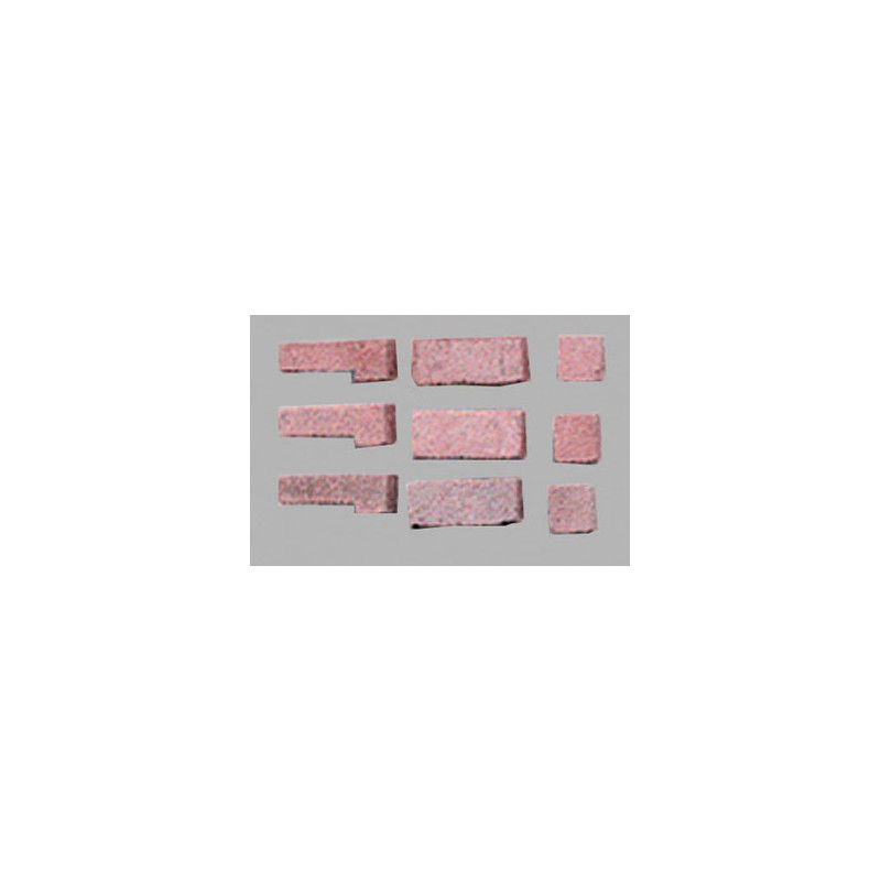 RED BLEND BRICK CORNER, 125 PCS