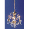 Chandelier- 3 up arm-Chrystal
