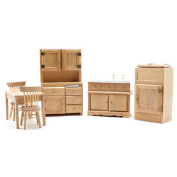 Oak Kitchen Set