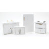 White Modern Kitchen Set