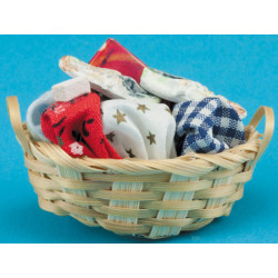 Laundry Basket W/Clothes & Detergent