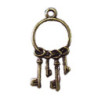 Brass Keys On Ring