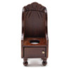 Victorian Potty Chair w/pot, Walnut