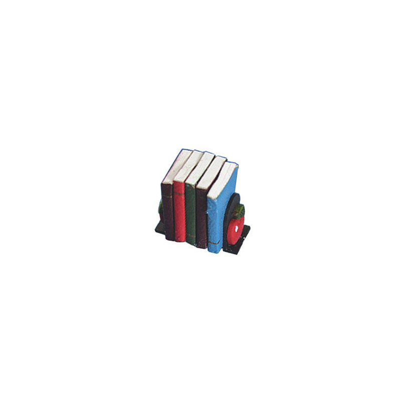 Apple Bookends W/Books