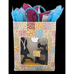 Sewing Gift Bag W/Window Display/Fill/As