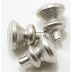 Round Knobs, 6/Pk, Satin Nickel