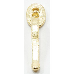 Door Handle, Brass, 1/Pk