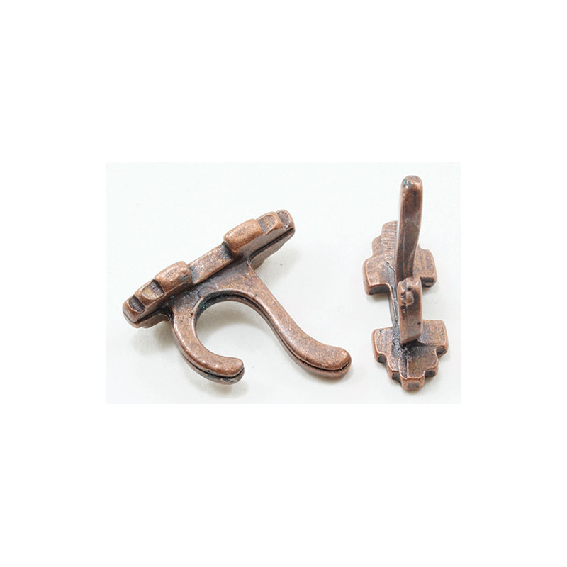Wall Hooks, 4Pk, Oil Rubbed Bronze