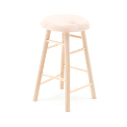 Bar Stool,  Unfinished, 2 Inches