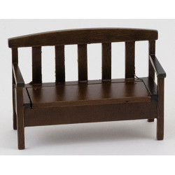 Garden Bench in Walnut