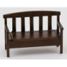 Garden Bench in Walnut