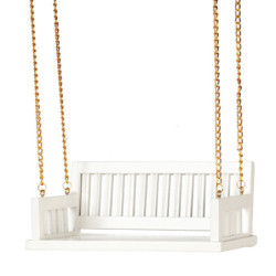 White Front Porch Swing