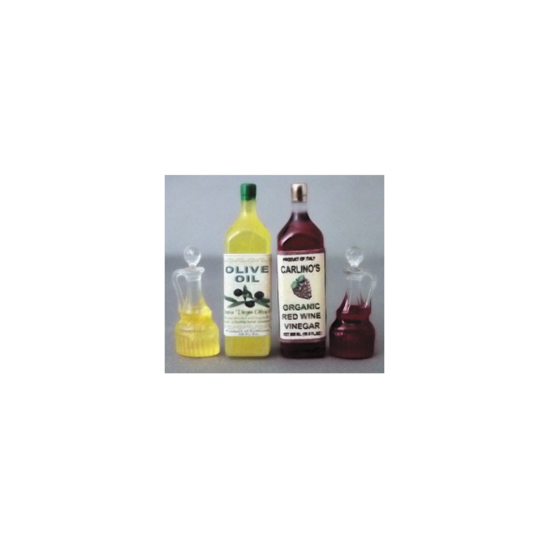 Salad Set-Olive Oil, Red Wine Vinegar Set, Cruet S