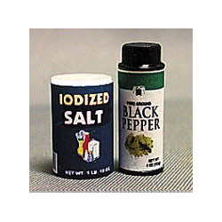 Salt & Pepper Set-Iodized Salt, Black Pepper