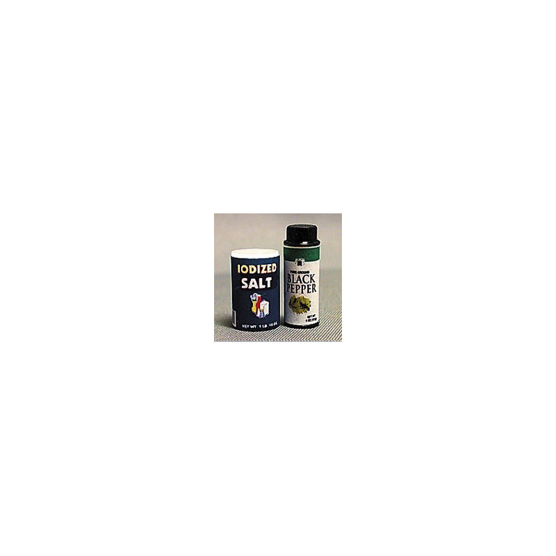 Salt & Pepper Set-Iodized Salt, Black Pepper