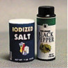 Salt & Pepper Set-Iodized Salt, Black Pepper