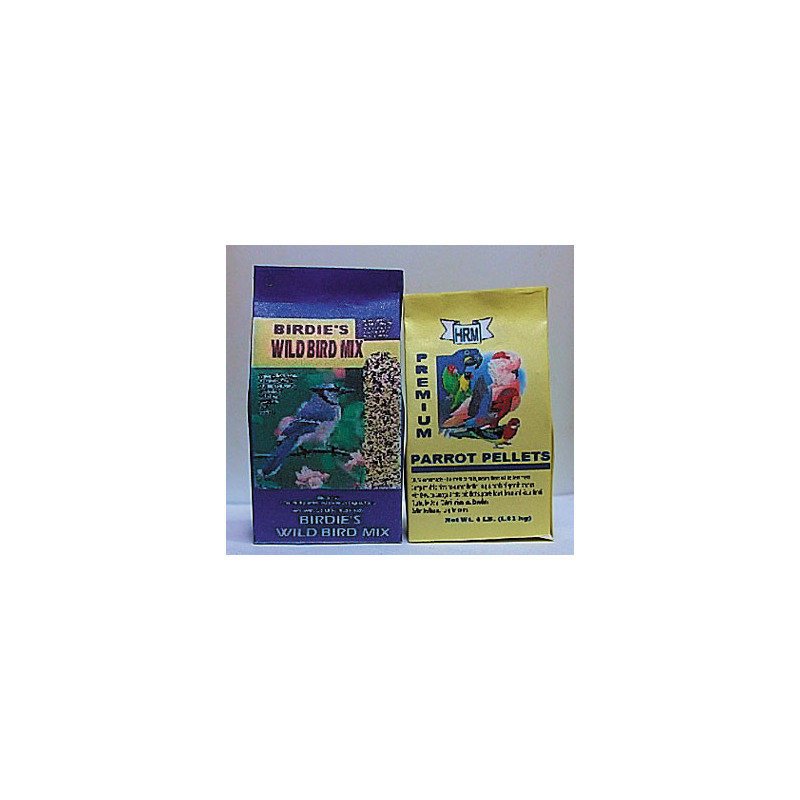 Bird Food Set-Wild Bird Seed, Parrot Pellets