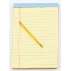 Legal Pad - Yellow W/Pencil