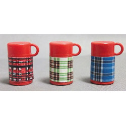 Thermos Set-Red, Green, Blue