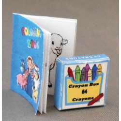 Farm Coloring Book w/Crayons