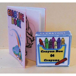 Rainbow Coloring Book w/Crayons