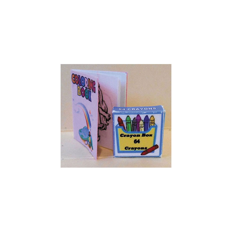Rainbow Coloring Book w/Crayons