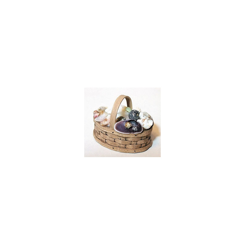 Shells In Oval Basket