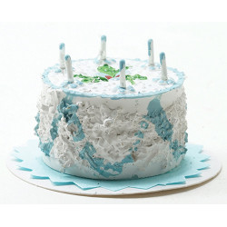 Blue Birthday Cake