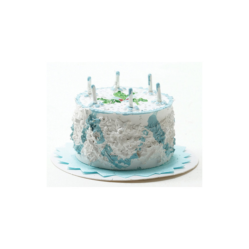 Blue Birthday Cake