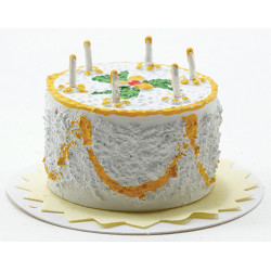 Yellow Birthday Cake