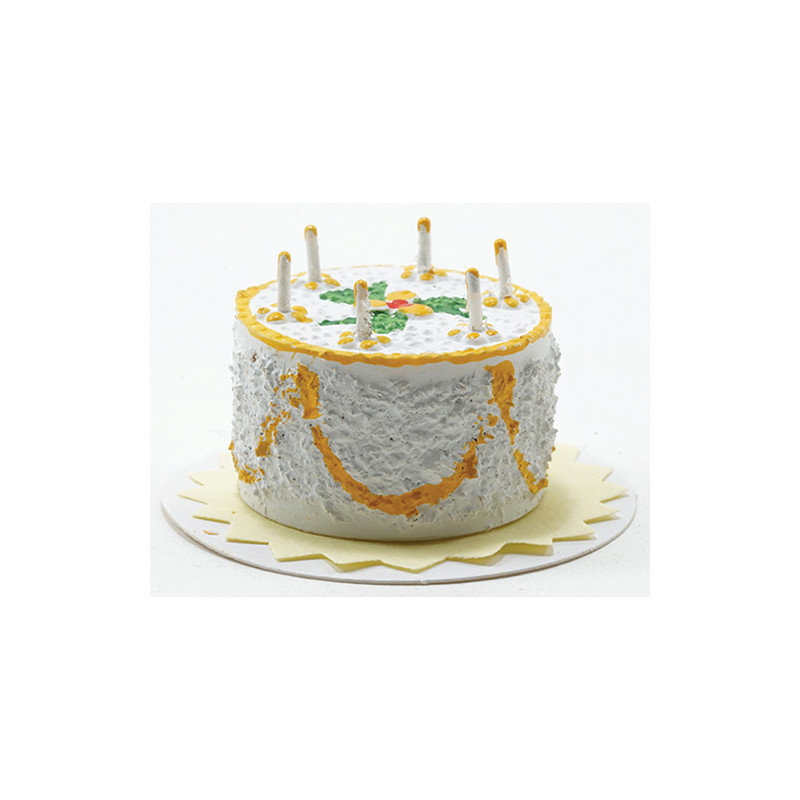 Yellow Birthday Cake