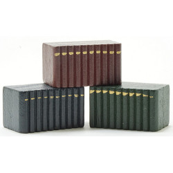 Wooden Books Set, 3pc