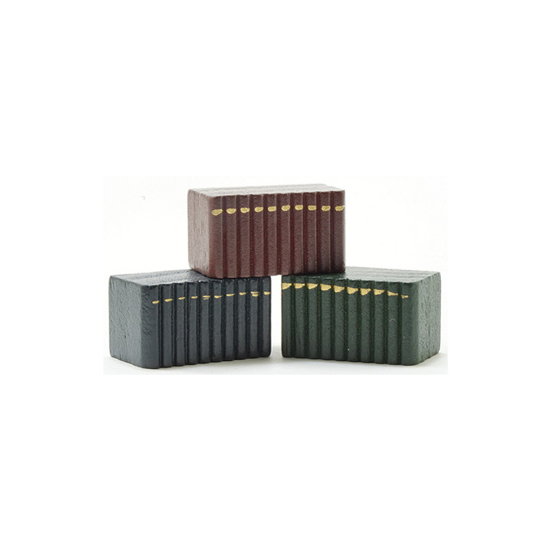 Wooden Books Set, 3pc