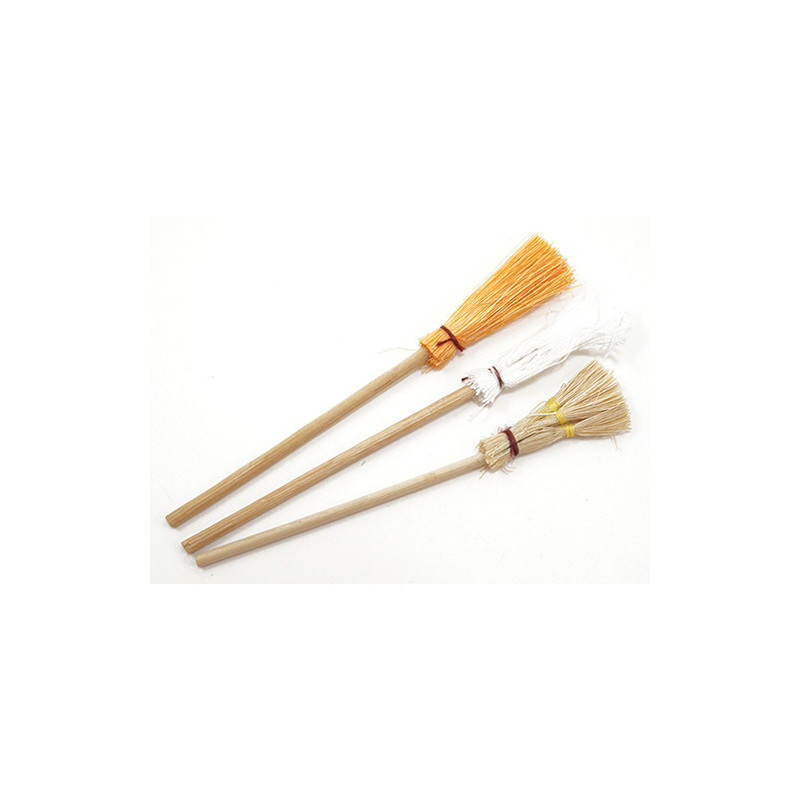 Brooms & Mop Set, 3/Pk