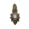 Flat Wall Clock Gold