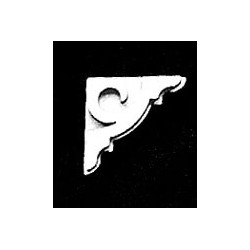 Corbel Bracket, 1-1/16 W X 1-1/16 H,2/Pk