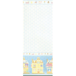 3 pack Wallpaper: Dollhouse Fantasy, Blue