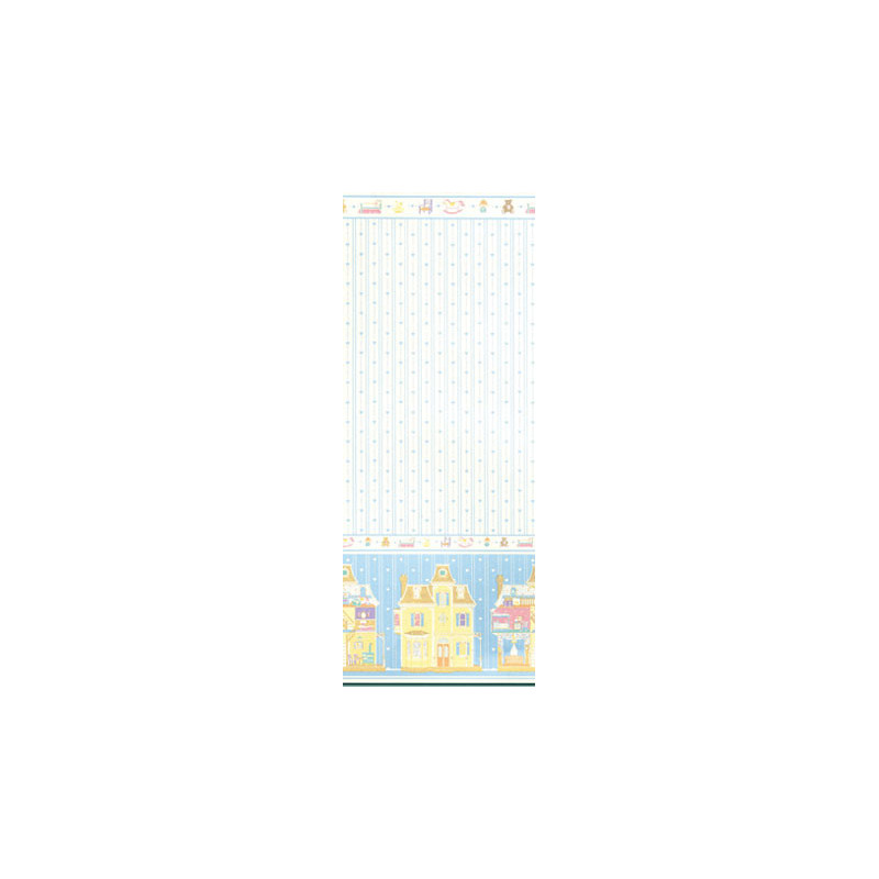 3 pack Wallpaper: Dollhouse Fantasy, Blue