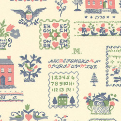 3 pack Wallpaper: Sampler, Pink/green