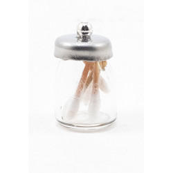 Cotton Swabs In Jar
